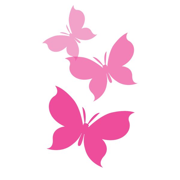 simple pink butterfly Thumbnail