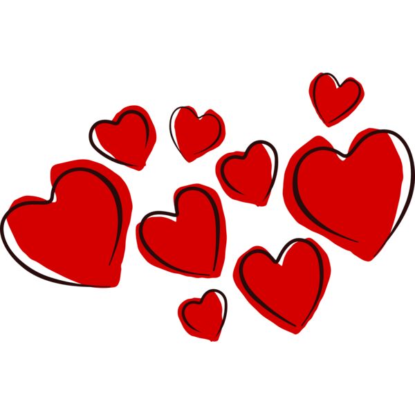 Drawn Hearts Thumbnail