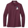Ladies Silk Touch Long Sleeve Polo Thumbnail