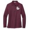 Ladies Silk Touch Long Sleeve Polo Thumbnail